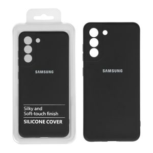 قاب نیو سیلیکون محافظ لنزدار RFF مدل Samsung S21 FE مشکی (پک دار)