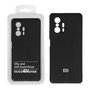 قاب نیو سیلیکون محافظ لنزدار RFF مدل Xiaomi Mi 11T / Mi 11T Pro مشکی (پک دار)