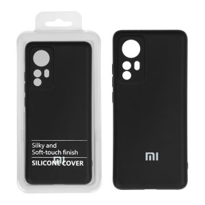 قاب نیو سیلیکون محافظ لنزدار RFF مدل Xiaomi Mi 12 / Mi 12X مشکی (پک دار)