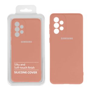 قاب نیو سیلیکون محافظ لنزدار RFF مدل Samsung A33 - 5G - حنایی (پک دار)