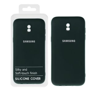 قاب نیو سیلیکون محافظ لنزدار RFF مدل Samsung J5 Pro - سبز تیره (پک دار)