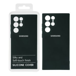 قاب نیو سیلیکون محافظ لنزدار RFF مدل Samsung S22 Ultra - سبز تیره (پک دار)