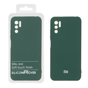 قاب نیو سیلیکون محافظ لنزدار RFF مدل Xiaomi Redmi Note 10 - 5G / Poco M3 Pro / Note 11 SE - سبز (پک دار)