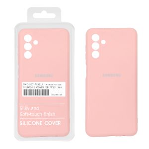 قاب نیو سیلیکون محافظ لنزدار RFF مدل Samsung Galaxy A13 5G / A04s / M13 4G / M23 / F13 - صورتی کرم (پک دار)