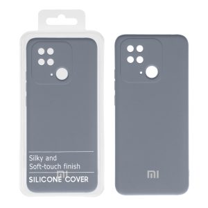 قاب نیو سیلیکون محافظ لنزدار RFF مدل Xiaomi Redmi 10c / Poco c40 / Redmi 10 power - آبی فیلی (پک دار)