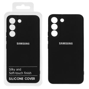 قاب نیو سیلیکون محافظ لنزدار RFF مدل Samsung S22 - مشکی کد 6 (پک دار)