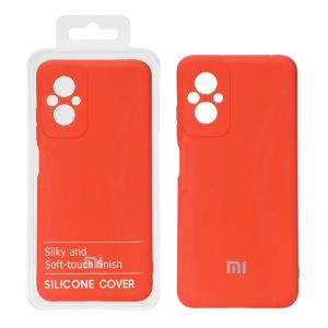 قاب نیو سیلیکون محافظ لنزدار RFF مدل Xiaomi Poco M5 - نارنجی (پک دار)
