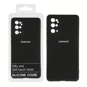 قاب نیو سیلیکون محافظ لنزدار RFF مدل Samsung S20 Plus - مشکی کد 9 (پک دار)