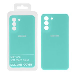 قاب نیو سیلیکون محافظ لنزدار RFF مدل Samsung S22 Plus - فیروزه ای کد 9 (پک دار)