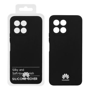 قاب نیو سیلیکون محافظ لنزدار RFF مدل Honor X6 / X8 5G - مشکی کد 9 (پک دار)