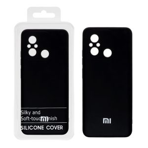 قاب نیو سیلیکون محافظ لنزدار RFF مدل Xiaomi Redmi 12C - مشکی (پک دار)