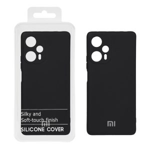 قاب نیو سیلیکون محافظ لنزدار RFF مدل Xiaomi Poco F5 - مشکی (پک دار)