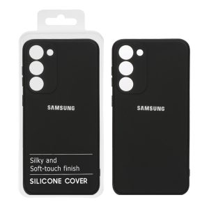 قاب نیو سیلیکون محافظ لنزدار RFF مدل Samsung S23 Plus - مشکی (پک دار)