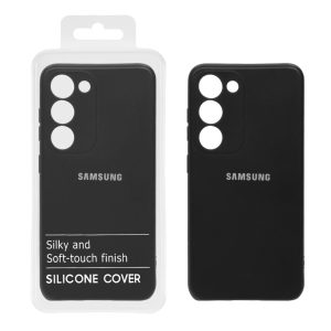 قاب نیو سیلیکون محافظ لنزدار RFF مدل Samsung S23 - مشکی (پک دار)