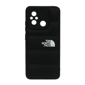 قاب پافر North Face مدل Xiaomi Redmi 12C / Redmi 11A / Poco C55 - مشکی