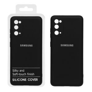 قاب نیو سیلیکون محافظ لنزدار RFF مدل Samsung S20 - مشکی (پک دار)