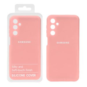 قاب نیو سیلیکون محافظ لنزدار RFF مدل Samsung M34 - صورتی کرم (پک دار)